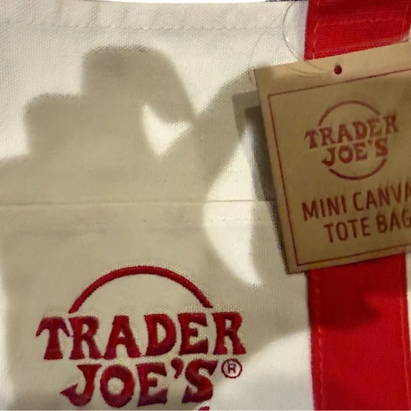 Trader Joe’s Red Mini Tote - Picture 3 of 5